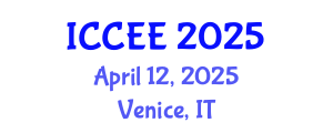 International Conference on Civil and Environmental Engineering (ICCEE) April 12, 2025 - Venice, Italy