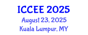 International Conference on Civil and Environmental Engineering (ICCEE) August 23, 2025 - Kuala Lumpur, Malaysia