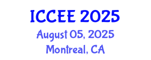 International Conference on Civil and Environmental Engineering (ICCEE) August 05, 2025 - Montreal, Canada