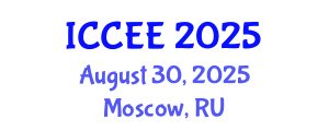 International Conference on Civil and Environmental Engineering (ICCEE) August 30, 2025 - Moscow, Russia