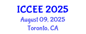 International Conference on Civil and Environmental Engineering (ICCEE) August 09, 2025 - Toronto, Canada