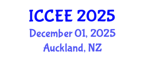 International Conference on Civil and Environmental Engineering (ICCEE) December 01, 2025 - Auckland, New Zealand
