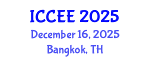 International Conference on Civil and Environmental Engineering (ICCEE) December 16, 2025 - Bangkok, Thailand
