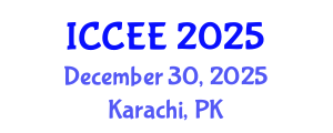 International Conference on Civil and Environmental Engineering (ICCEE) December 30, 2025 - Karachi, Pakistan