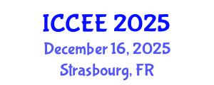 International Conference on Civil and Environmental Engineering (ICCEE) December 16, 2025 - Strasbourg, France