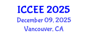 International Conference on Civil and Environmental Engineering (ICCEE) December 09, 2025 - Vancouver, Canada