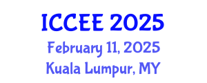 International Conference on Civil and Environmental Engineering (ICCEE) February 11, 2025 - Kuala Lumpur, Malaysia