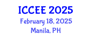 International Conference on Civil and Environmental Engineering (ICCEE) February 18, 2025 - Manila, Philippines