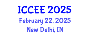 International Conference on Civil and Environmental Engineering (ICCEE) February 22, 2025 - New Delhi, India
