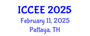 International Conference on Civil and Environmental Engineering (ICCEE) February 11, 2025 - Pattaya, Thailand