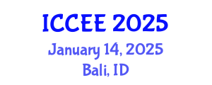 International Conference on Civil and Environmental Engineering (ICCEE) January 14, 2025 - Bali, Indonesia