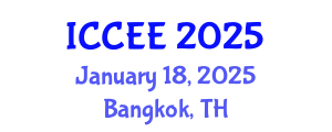 International Conference on Civil and Environmental Engineering (ICCEE) January 18, 2025 - Bangkok, Thailand