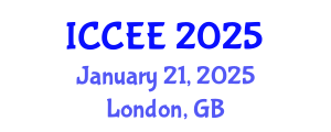 International Conference on Civil and Environmental Engineering (ICCEE) January 21, 2025 - London, United Kingdom