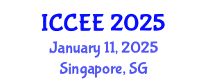 International Conference on Civil and Environmental Engineering (ICCEE) January 11, 2025 - Singapore, Singapore