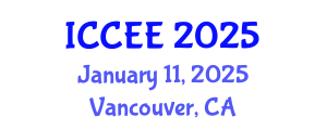 International Conference on Civil and Environmental Engineering (ICCEE) January 11, 2025 - Vancouver, Canada