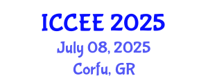 International Conference on Civil and Environmental Engineering (ICCEE) July 08, 2025 - Corfu, Greece