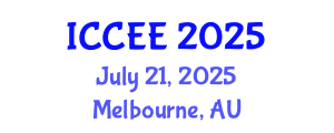 International Conference on Civil and Environmental Engineering (ICCEE) July 21, 2025 - Melbourne, Australia
