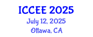 International Conference on Civil and Environmental Engineering (ICCEE) July 12, 2025 - Ottawa, Canada