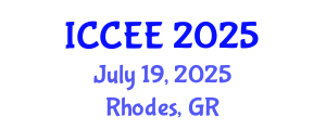 International Conference on Civil and Environmental Engineering (ICCEE) July 19, 2025 - Rhodes, Greece