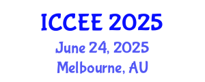 International Conference on Civil and Environmental Engineering (ICCEE) June 24, 2025 - Melbourne, Australia