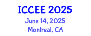 International Conference on Civil and Environmental Engineering (ICCEE) June 14, 2025 - Montreal, Canada