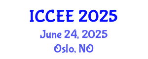 International Conference on Civil and Environmental Engineering (ICCEE) June 24, 2025 - Oslo, Norway