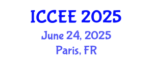 International Conference on Civil and Environmental Engineering (ICCEE) June 24, 2025 - Paris, France