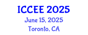 International Conference on Civil and Environmental Engineering (ICCEE) June 15, 2025 - Toronto, Canada