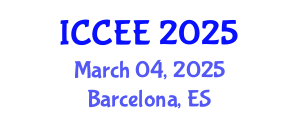 International Conference on Civil and Environmental Engineering (ICCEE) March 04, 2025 - Barcelona, Spain