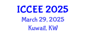 International Conference on Civil and Environmental Engineering (ICCEE) March 29, 2025 - Kuwait, Kuwait