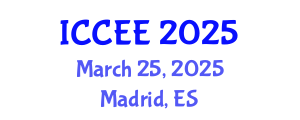 International Conference on Civil and Environmental Engineering (ICCEE) March 25, 2025 - Madrid, Spain