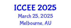 International Conference on Civil and Environmental Engineering (ICCEE) March 25, 2025 - Melbourne, Australia