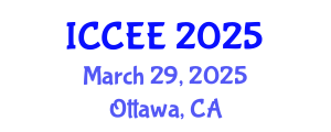 International Conference on Civil and Environmental Engineering (ICCEE) March 29, 2025 - Ottawa, Canada