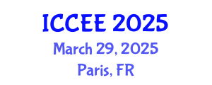 International Conference on Civil and Environmental Engineering (ICCEE) March 29, 2025 - Paris, France