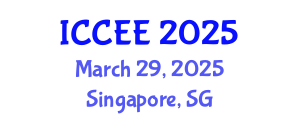 International Conference on Civil and Environmental Engineering (ICCEE) March 29, 2025 - Singapore, Singapore