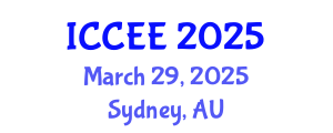 International Conference on Civil and Environmental Engineering (ICCEE) March 29, 2025 - Sydney, Australia