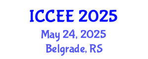 International Conference on Civil and Environmental Engineering (ICCEE) May 24, 2025 - Belgrade, Serbia