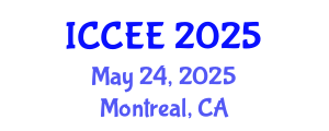 International Conference on Civil and Environmental Engineering (ICCEE) May 24, 2025 - Montreal, Canada