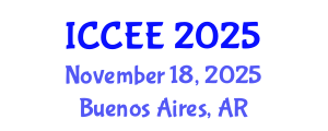 International Conference on Civil and Environmental Engineering (ICCEE) November 18, 2025 - Buenos Aires, Argentina