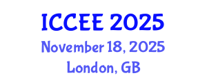 International Conference on Civil and Environmental Engineering (ICCEE) November 18, 2025 - London, United Kingdom