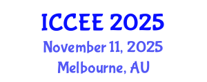 International Conference on Civil and Environmental Engineering (ICCEE) November 11, 2025 - Melbourne, Australia