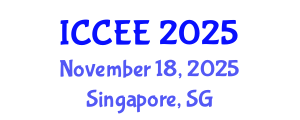 International Conference on Civil and Environmental Engineering (ICCEE) November 18, 2025 - Singapore, Singapore