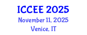 International Conference on Civil and Environmental Engineering (ICCEE) November 11, 2025 - Venice, Italy