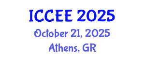 International Conference on Civil and Environmental Engineering (ICCEE) October 21, 2025 - Athens, Greece