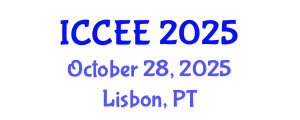 International Conference on Civil and Environmental Engineering (ICCEE) October 28, 2025 - Lisbon, Portugal