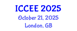 International Conference on Civil and Environmental Engineering (ICCEE) October 21, 2025 - London, United Kingdom