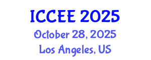 International Conference on Civil and Environmental Engineering (ICCEE) October 28, 2025 - Los Angeles, United States