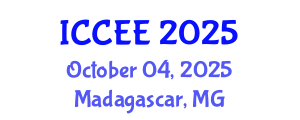 International Conference on Civil and Environmental Engineering (ICCEE) October 04, 2025 - Madagascar, Madagascar