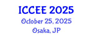 International Conference on Civil and Environmental Engineering (ICCEE) October 25, 2025 - Osaka, Japan