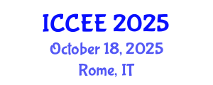 International Conference on Civil and Environmental Engineering (ICCEE) October 18, 2025 - Rome, Italy